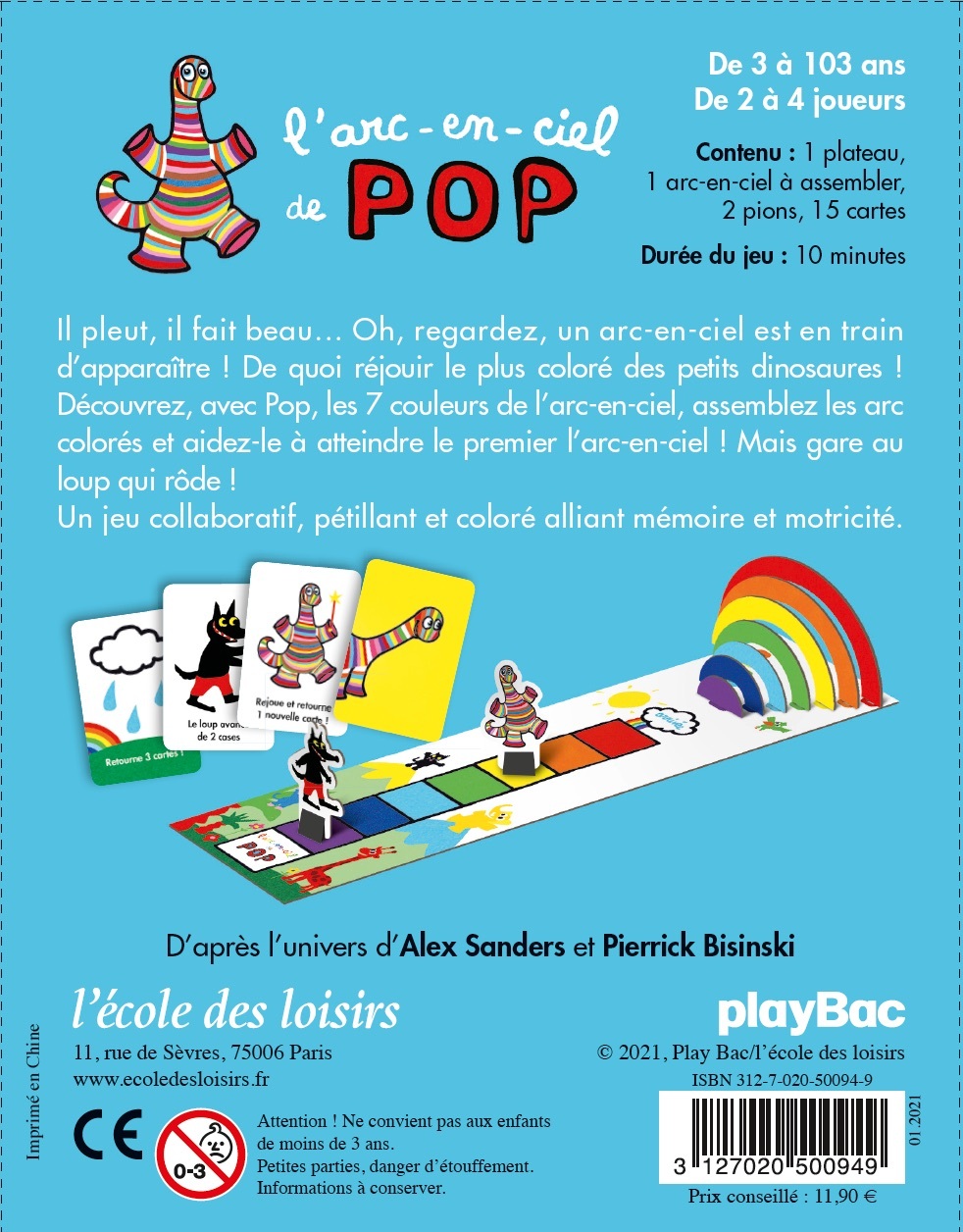 L'arc-en-ciel de Pop - Le jeu - Pierrick Bisinski, Grégory Kirzbaum - EDL