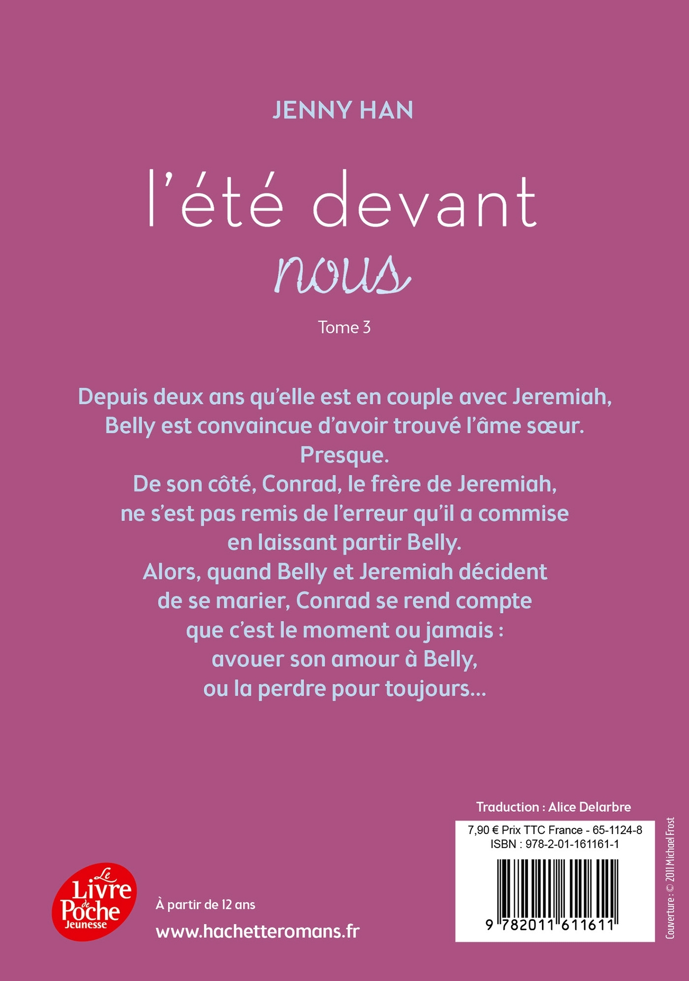 L'été où... - Tome 3 - L'été devant nous - Jenny Han, Alice Delarbre - POCHE JEUNESSE