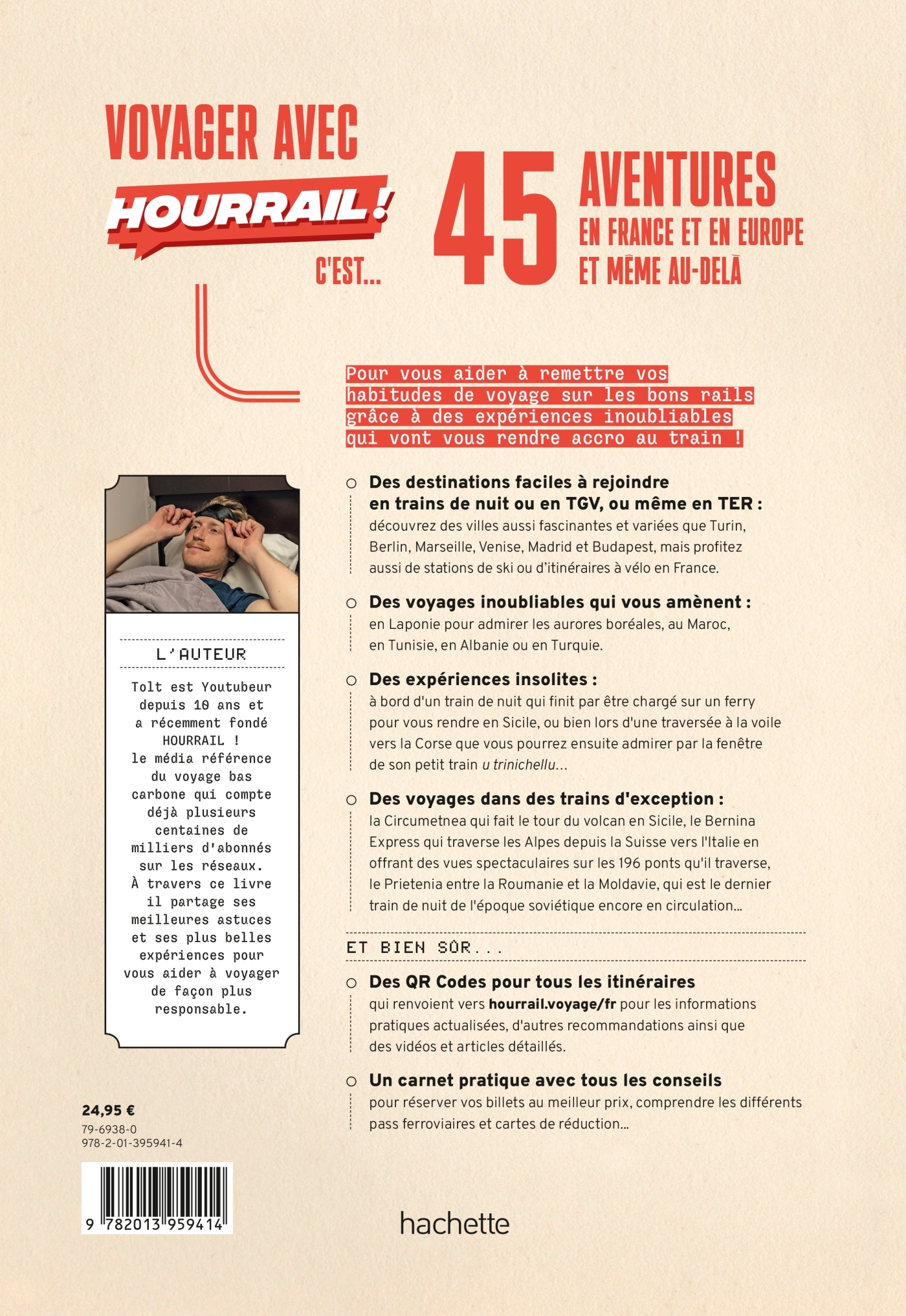 Voyager en train avec HOURRAIL - Benjamin Martinie, Benjamin Martinie - HACHETTE TOURI