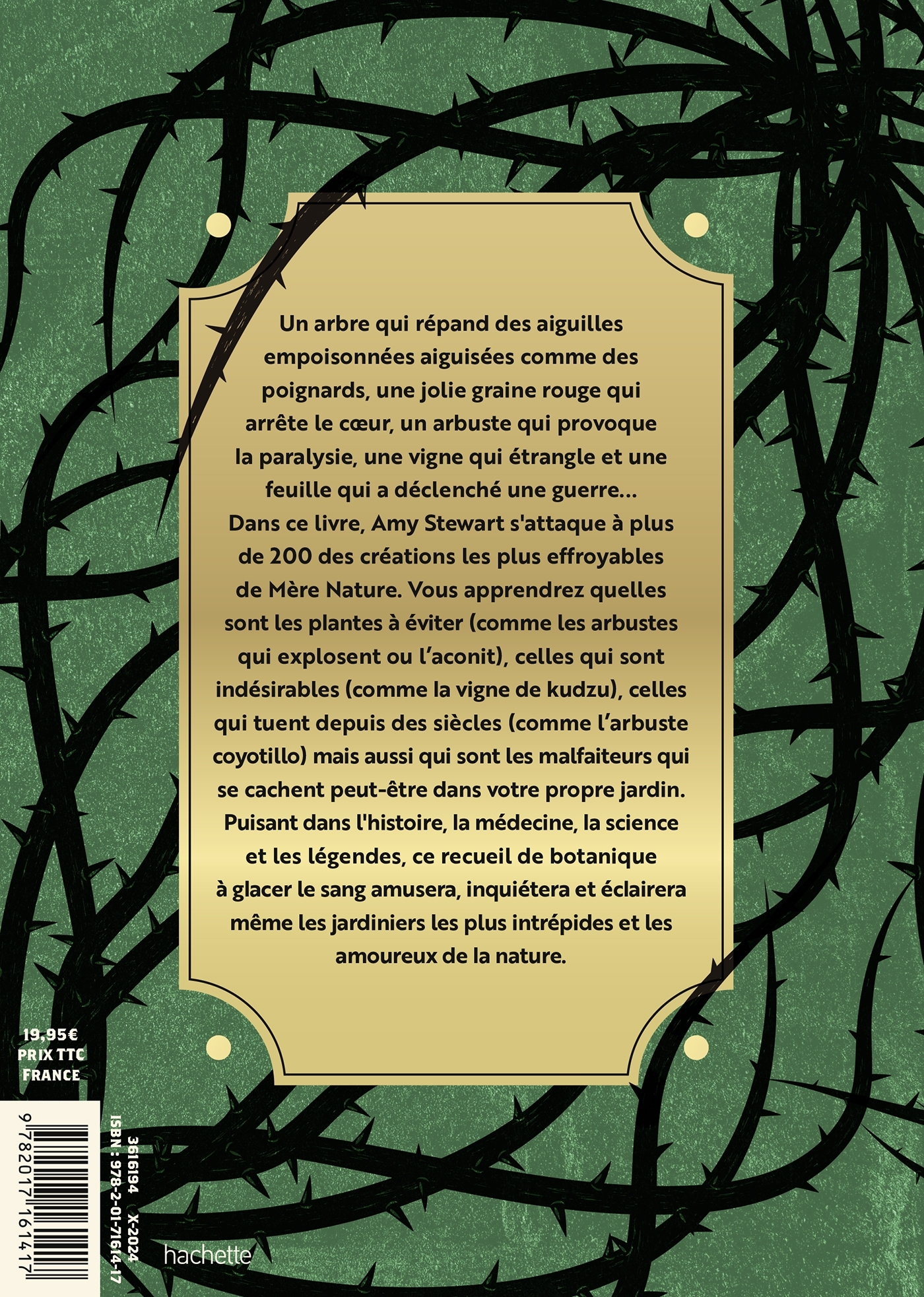 Plantes vicieuses - Amy Stewart, Amy Stewart - HACHETTE PRAT