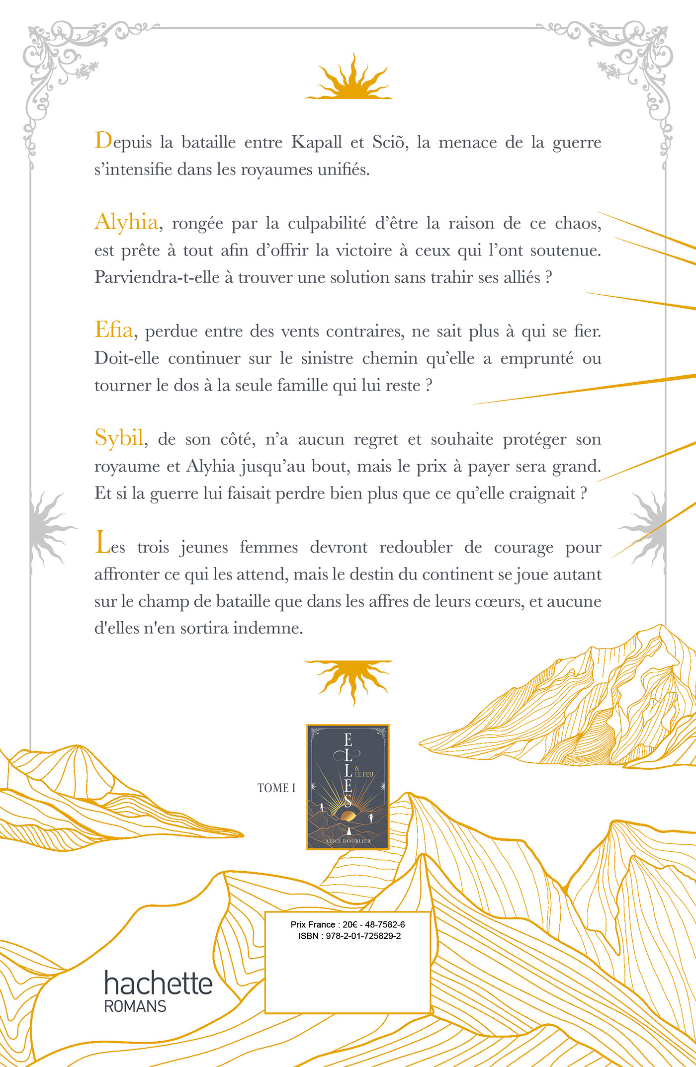 Elles et le Feu - tome 2 - Elles et la Cendre - Alice Doublier, Alice Doublier - HACHETTE ROMANS