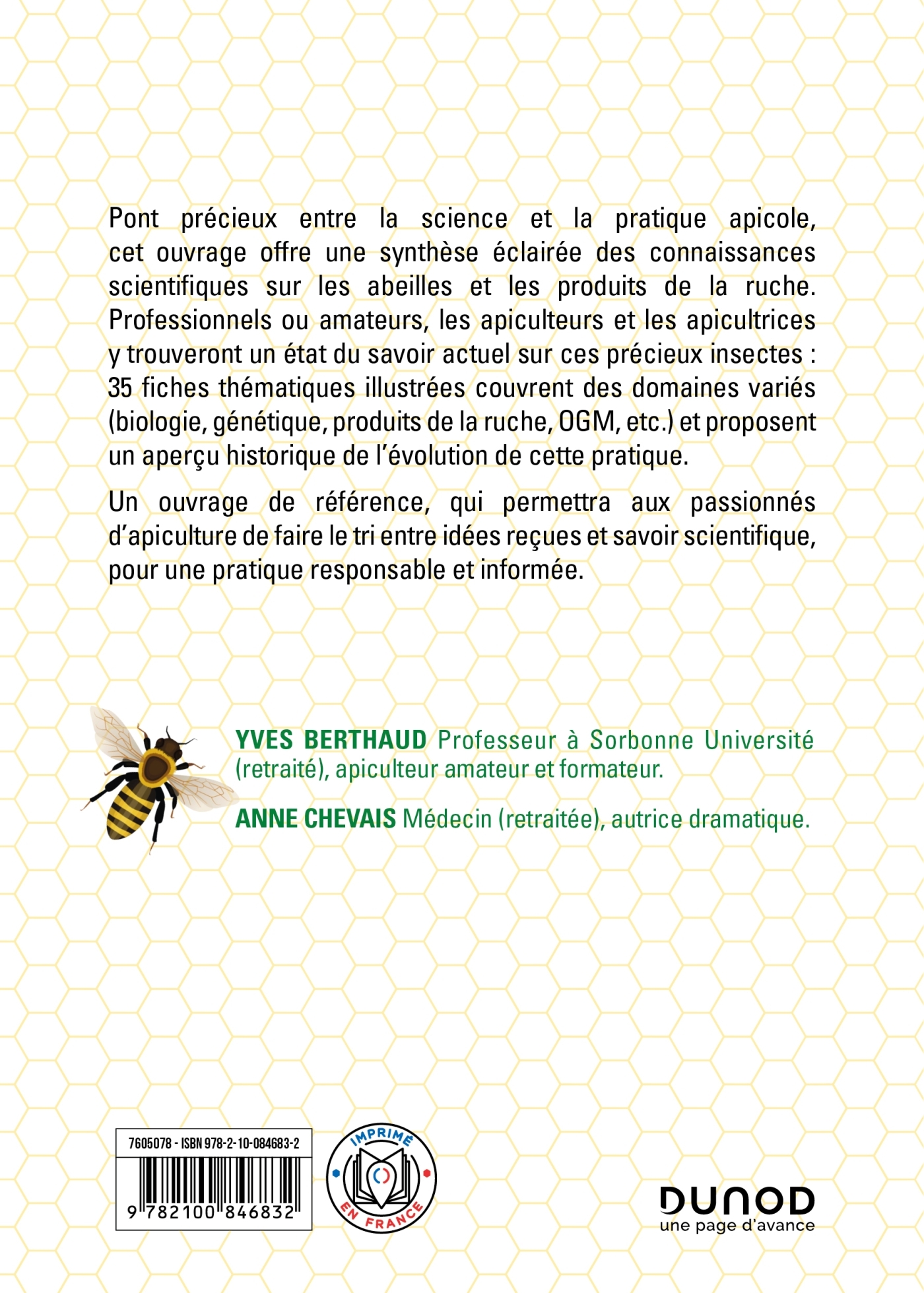 Connaissance des abeilles - Yves Berthaud, Anne Chevais - DUNOD