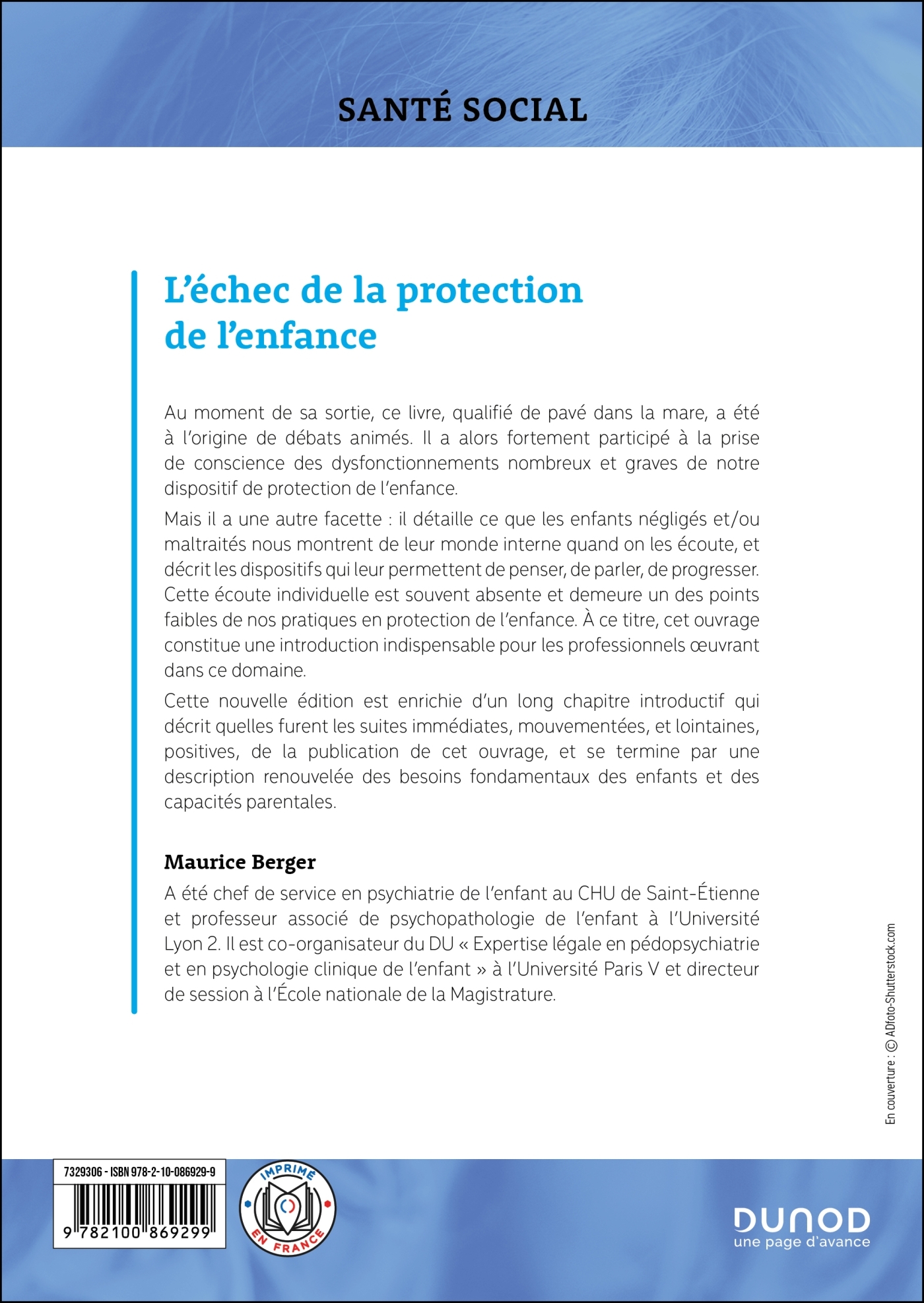 L'échec de la protection de l'enfance - 3e éd - Maurice Berger - DUNOD