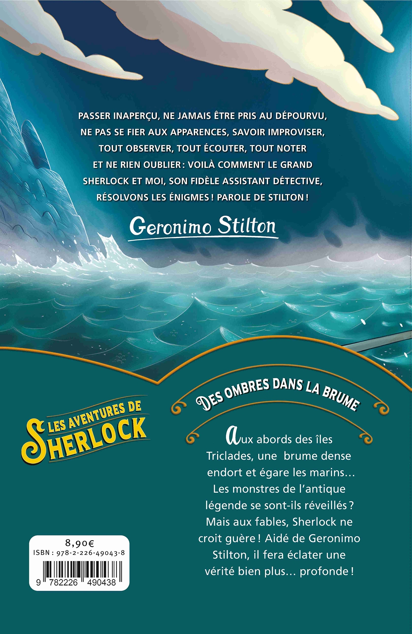 Les Aventures de Sherlock T5 Des ombres dans la brume - Geronimo Stilton, Geronimo Stilton - ALBIN MICHEL
