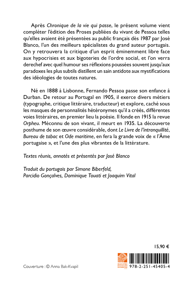 Comment les autres nous voient - Fernando Pessoa, Simone Biberfield, Dominique Touati, Joaquim Vital, Parcidio Gonçalves - BELLES LETTRES
