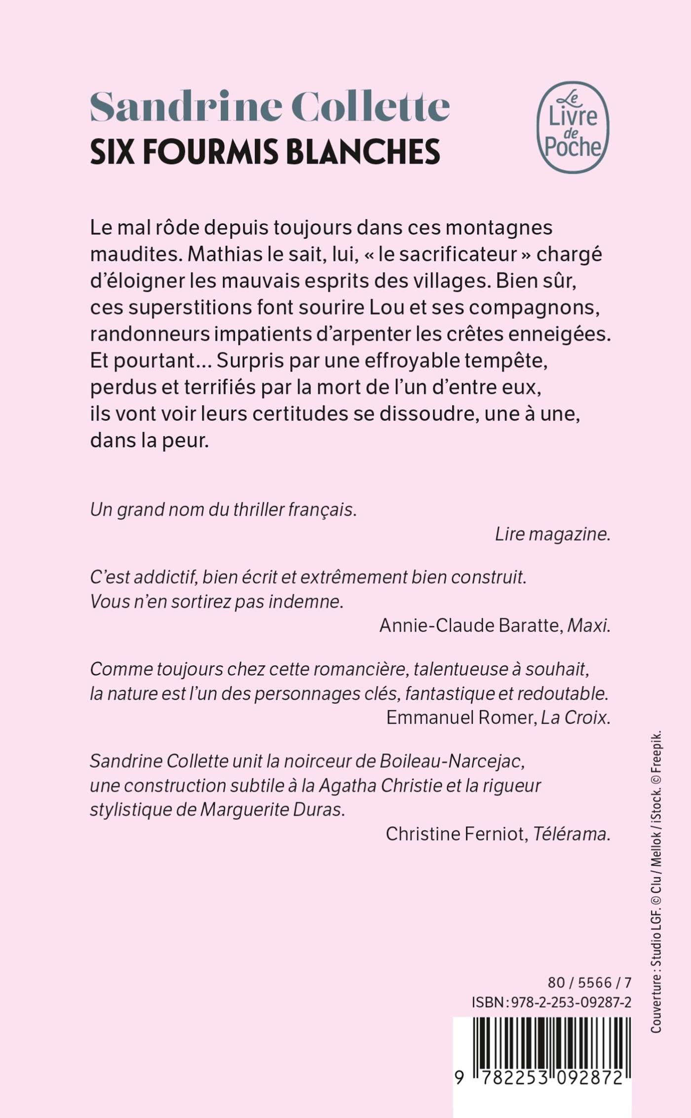 Six fourmis blanches - Sandrine Collette, Sandrine Collette - LGF