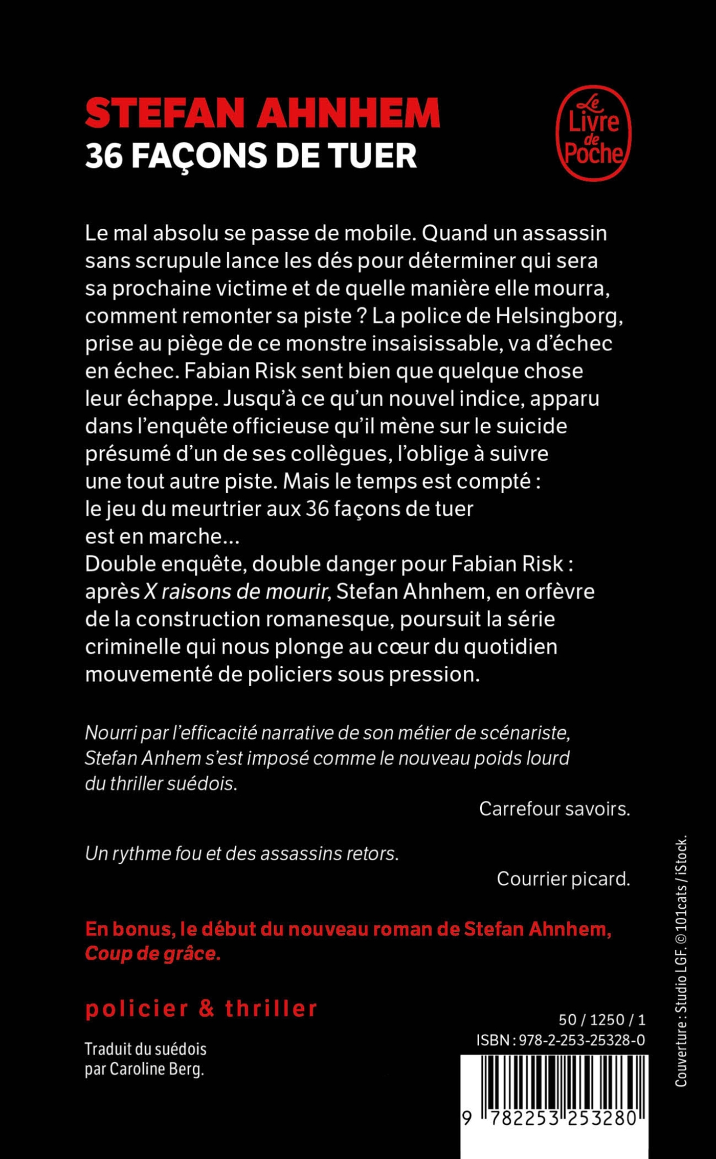 36 façons de tuer - Stefan Ahnhem, Stefan Ahnhem - LGF