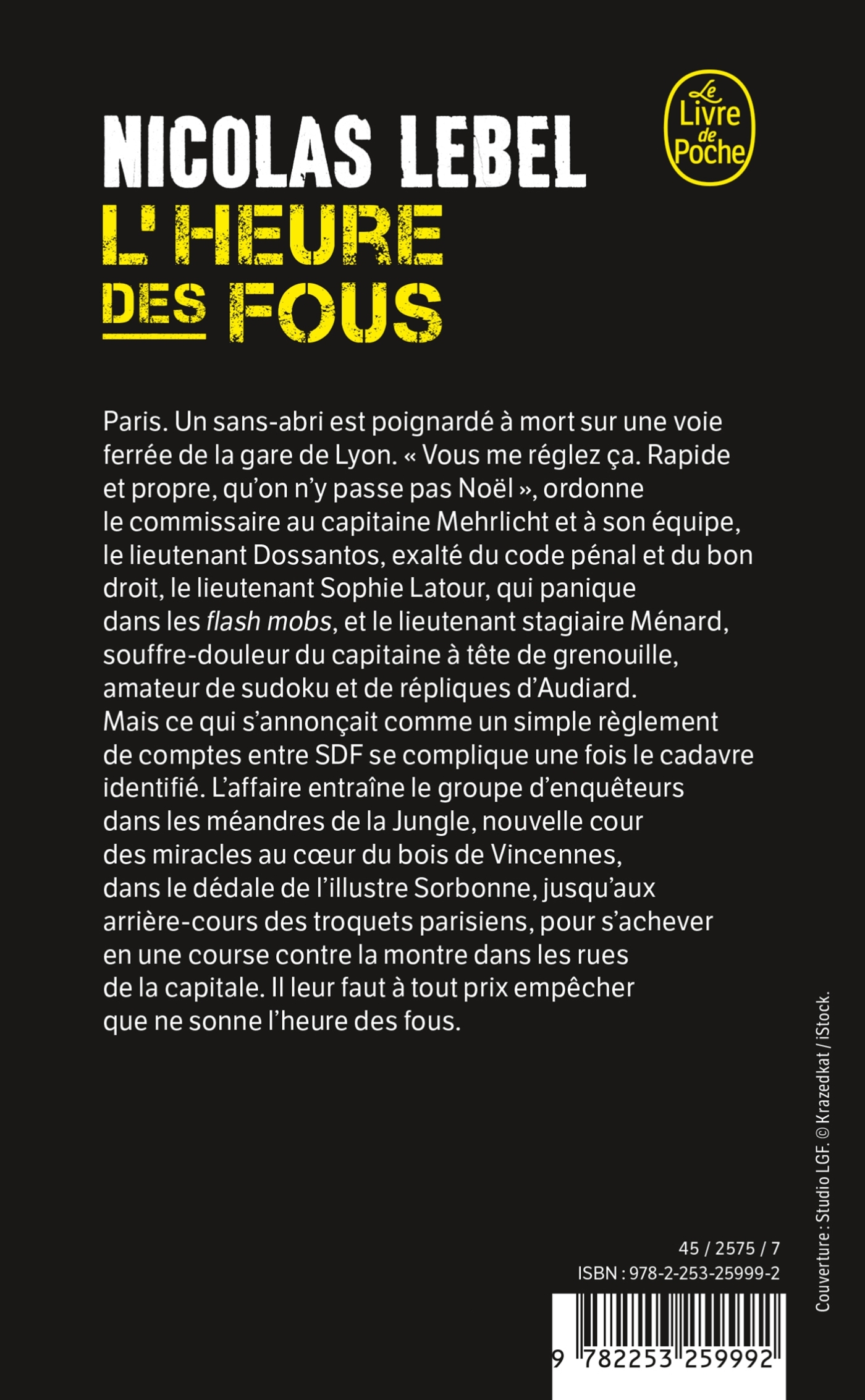L'Heure des fous - Nicolas Lebel, Nicolas Lebel - LGF