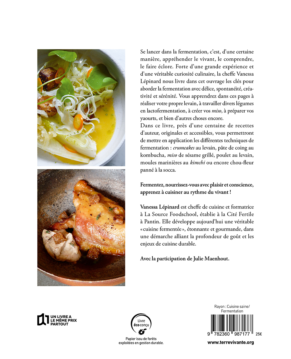 La fermentation, au rythme du vivant - Vanessa Lépinard, Julie Maenhout - TERRE VIVANTE