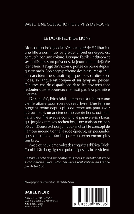Le Dompteur de lions - Camilla Läckberg, Lena Grumbach, Camilla Läckberg, Lena Grumbach - ACTES SUD