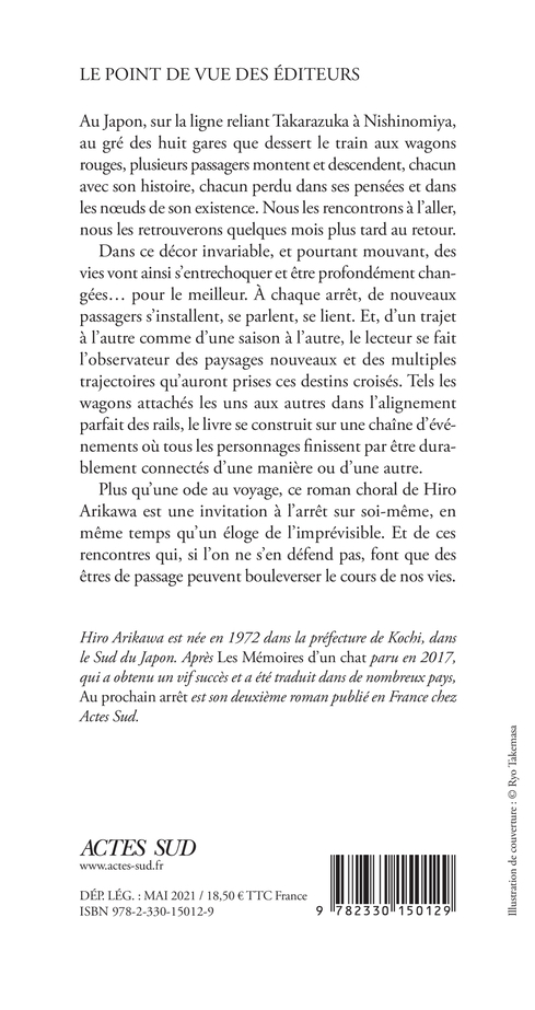 Au prochain arrêt - Hiro Arikawa, Sophie Rèfle, Hiro Arikawa, Sophie Rèfle - ACTES SUD