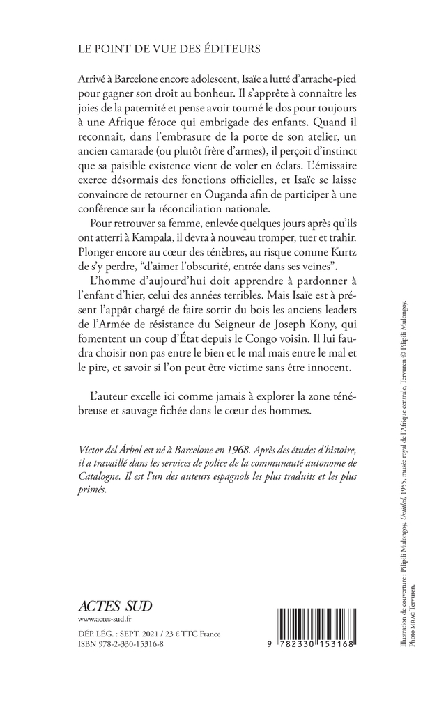 Avant les années terribles - Victor Del arbol, Claude Bleton, Victor Del arbol, Claude Bleton - ACTES SUD