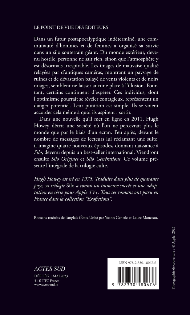 Silo - L'intégrale - Hugh Howey, Yoann Gentric, Laure Manceau, Hugh Howey, Yoann Gentric, Laure Manceau - ACTES SUD