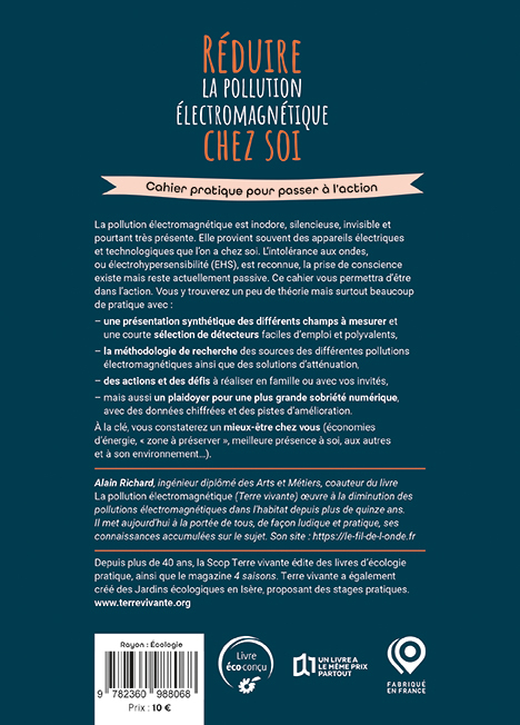 Réduire la pollution électromagnétique chez soi - Alain Richard - TERRE VIVANTE