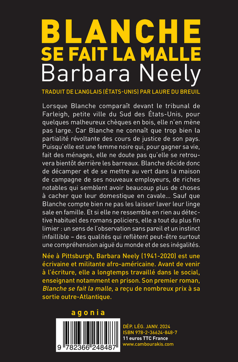 Blanche se fait la malle - Barbara Neely, Laure Du breuil, Barbara Neely, Laure Du breuil - CAMBOURAKIS