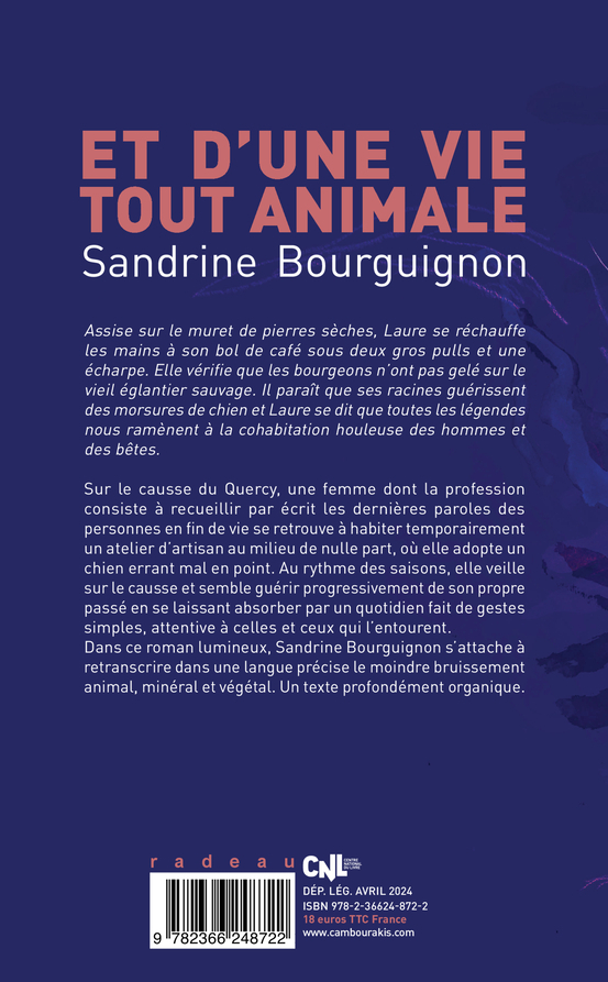 Et d'une vie tout animale - Sandrine Bourguignon, Léa Anaïs Machado, Sandrine Bourguignon, Léa Anaïs Machado - CAMBOURAKIS