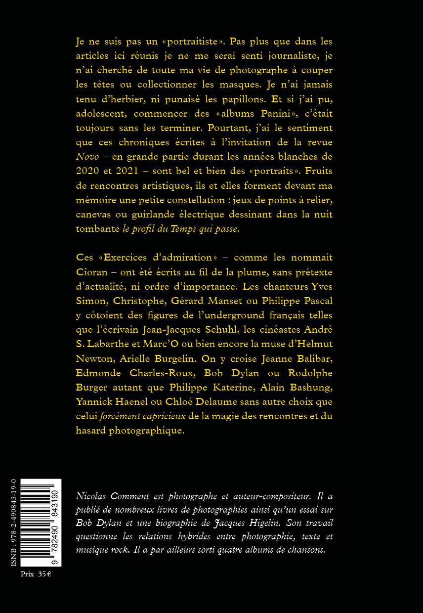 Chronique du temps qui passe - Exercices d'admiration - NICOLAS COMMENT - MEDIAPOP