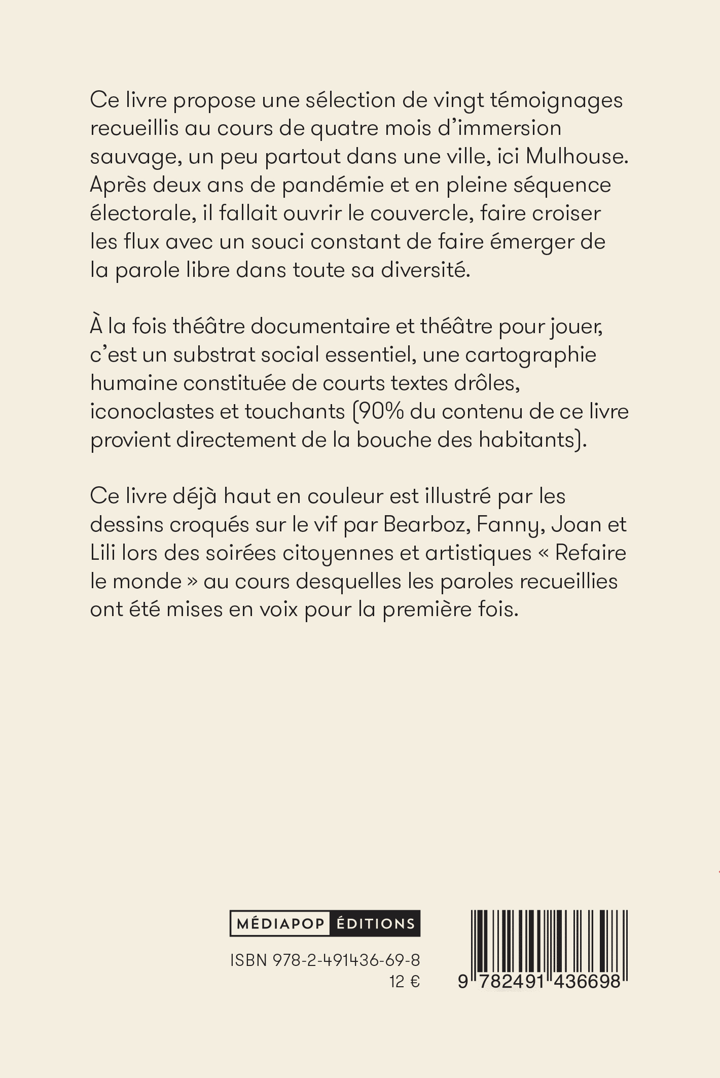 Refaire le monde -  Cie Kalisto, Kalisto CIE - MEDIAPOP