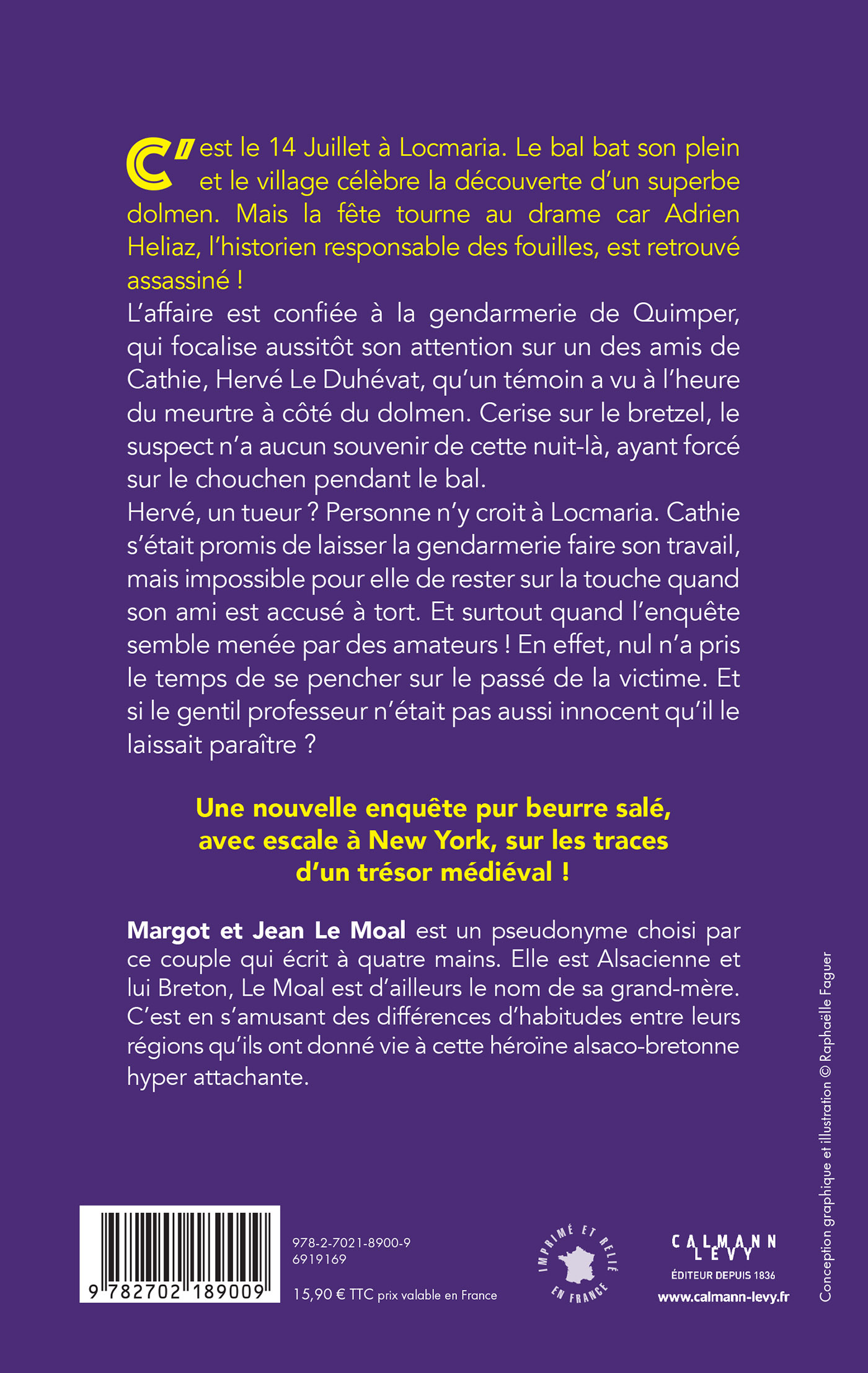 Bretzel & beurre salé enquête 5 - Bien mal acquis ne profite jamais - Margot Le Moal, Jean Le Moal, Margot Le Moal, Jean Le Moal - CALMANN-LEVY