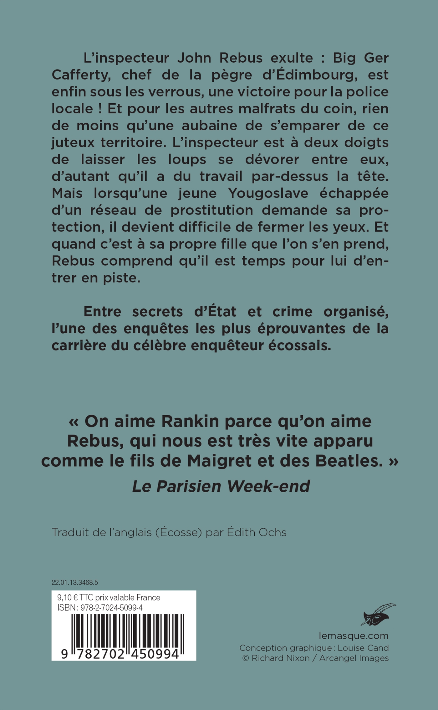 Le Jardin des pendus - Ian Rankin, Ian Rankin - ED DU MASQUE