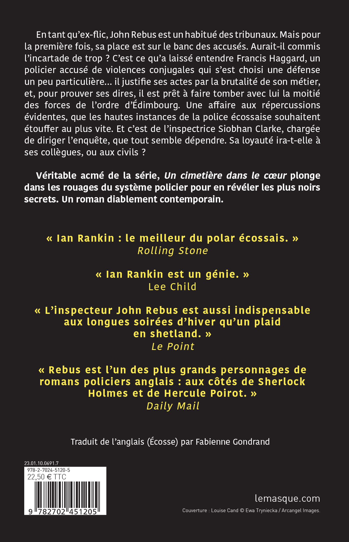 Un cimetière dans le coeur - Ian Rankin, Ian Rankin - ED DU MASQUE