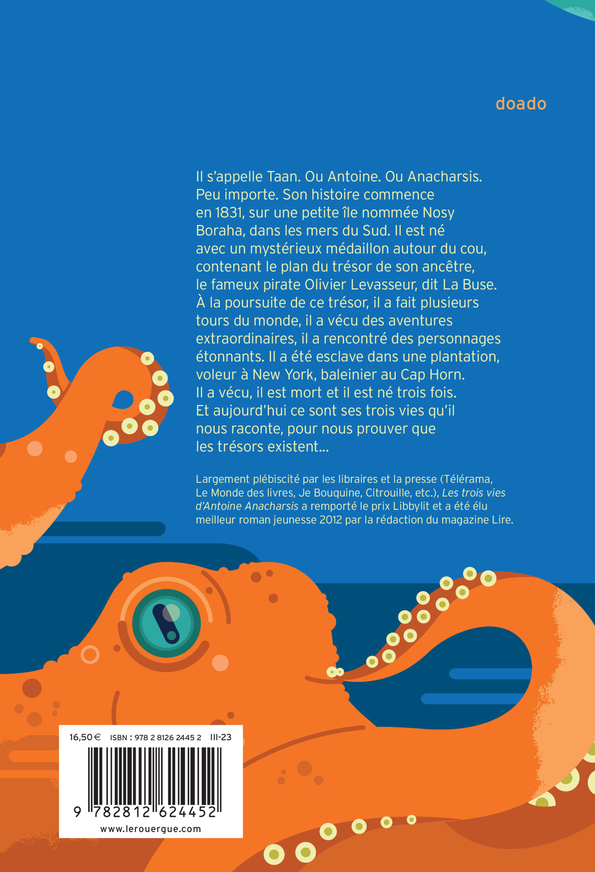Les trois vies d'Antoine Anacharsis - Alex Cousseau - ROUERGUE