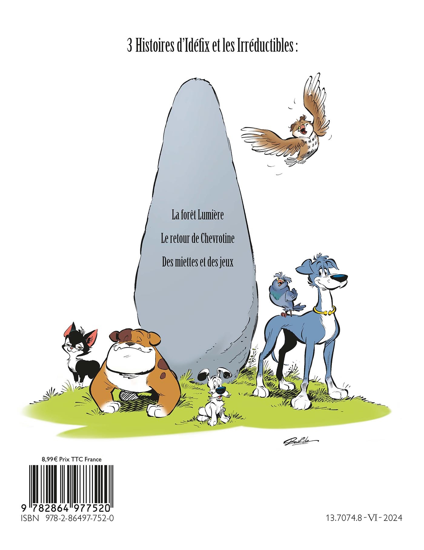 Idéfix et les Irréductibles Tome 6 - La forêt lumière - René Goscinny, Albert Uderzo,  , Matthieu Choquet, Cédric Bacconier, Olivier Jean-Marie, JEAN BASTIDE, René Goscinny, Albert Uderzo, JEAN BASTIDE, Matthieu Choquet, Cédric Bacconier, Olivier Jean-Mar
