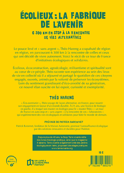Ecolieux : La fabrique de l'avenir - Théo Hareng, Patrick Baronnet - TERRE VIVANTE